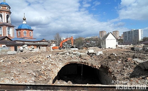 Винные погреба возле Михайловского храма Курска планируют восстановить