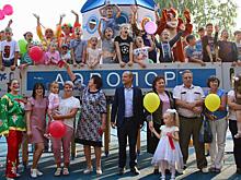 Новый детский игровой комплекс открылся в можайской Уваровке