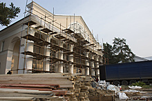 Работы по реставрации фасада павильона «Земледелие» на ВДНХ могут завершить до конца года