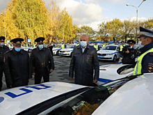 В Кемеровской области полицейские получили новые служебные автомобили и мотоциклы