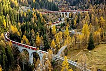 В Швейцарии сделали пассажирский поезд длиной 1 905 м, который вошёл в Книгу рекордов Гиннесса