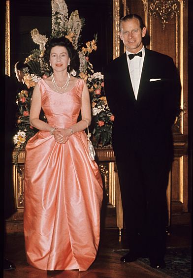 Королева Елизавета II и герцог Эдинбургский Филипп в 1963 году