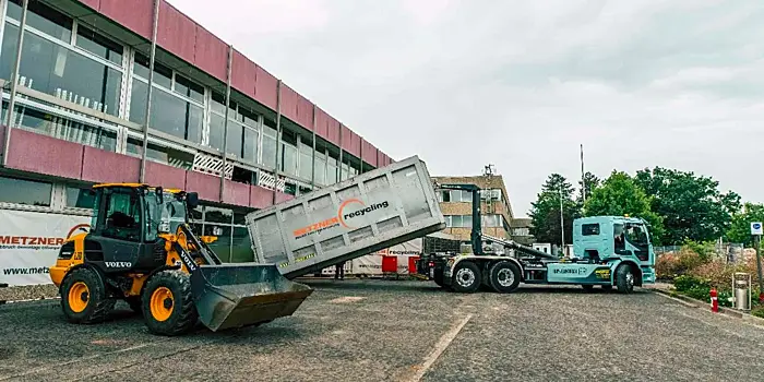 Первый полностью электрический строительный объект заработал на технике Volvo