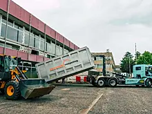Первый полностью электрический строительный объект заработал на технике Volvo