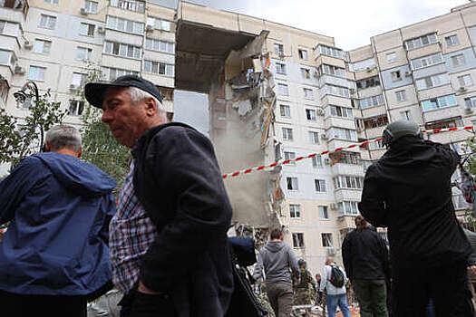 Спасатели в Белгороде дважды прерывали работы из-за опасности ракетного обстрела