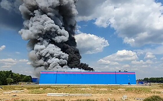 Пожар на складе OZON локализован