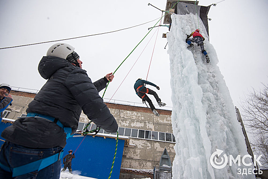 Омские альпинисты по льду заберутся на высоту трёхэтажного дома