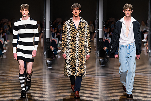 Prada, Armani и Dolce & Gabbana пересмотрели мужскую моду через призму культурных кодов