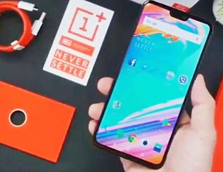 OnePlus 6 на фото и сравнение с iPhone X и OnePlus 5T