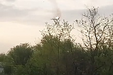 Появились кадры падения самолета Ту-22М3 на Ставрополье