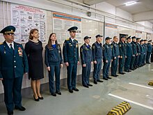 Подольские пожарные принимают поздравления с профессиональным праздником
