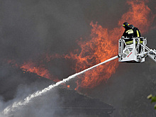 Пожар на газопроводе в Мытищах ликвидировали