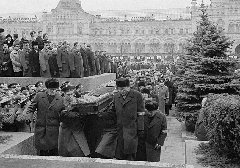 Похороны генерального секретаря ЦК КПСС Леонида Ильича Брежнева