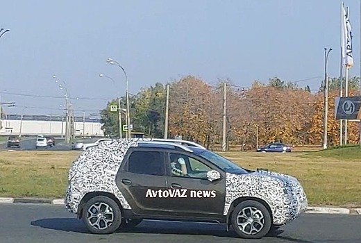 Обновлённый Renault Duster испытывают на полигоне «АвтоВАЗа»