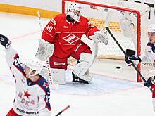 ЦСКА всухую обыграл «Спартак» в московском дерби КХЛ, Самонов отразил 43 броска