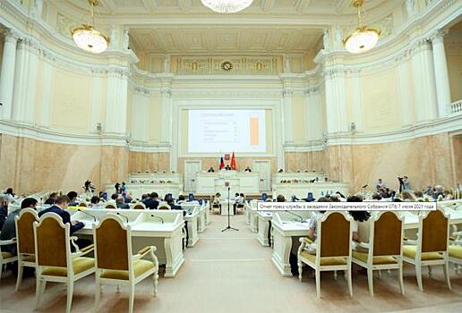 В заксобрании Петербурга обсудят законопроекты о маткапитале и СНТ