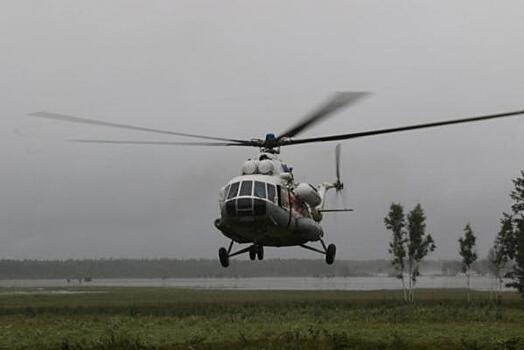 В Респубилке Коми неизвестный пытался сжечь вертолет коктейлем Молотова