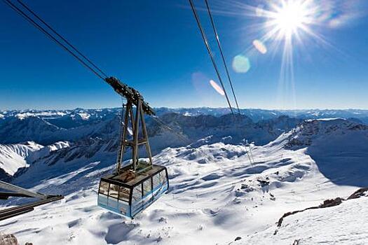 Авария с подъемником случилась на крупном немецком горнолыжном курорте