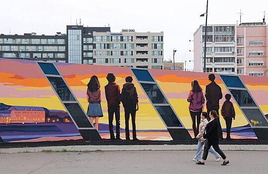 Граффити, сгенерированное нейросетью, появилось в Нижнем Новгороде