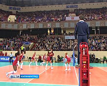 На домашний матч волейбольного «Локомотива» пришли более 5 тысяч зрителей