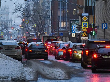 Загруженность столичных дорог достигнет 9 баллов к вечеру 29 января