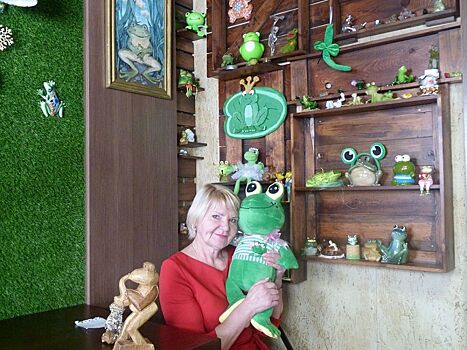 Костромичка открыла музей лягушки