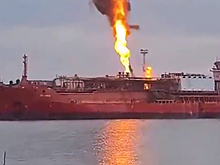 Пожар на танкере в порту Измаила потушили