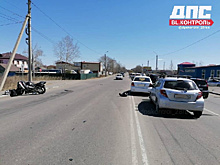 В Благовещенске произошло ДТП с мотоциклом и тремя автомобилями: подробности столкновения