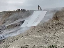 В Новороссийске локализован пожар на мусорном полигоне, который тушат 13 дней