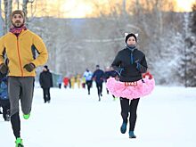 В Красноярске разыграно 400 медалей Рождественского полумарафона