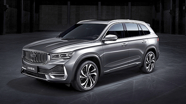 Новый габаритный паркетник Geely KX11 получит моторы Volvo
