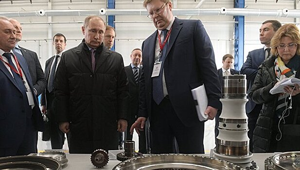 Путин: завод в Петербурге закрыл потребность в комплектующих авиадвигателей