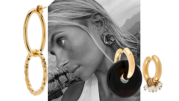 Сочетайте крупные серьги с пирсингом, как это делают Бейонсе, Рианна и Зои Кравиц