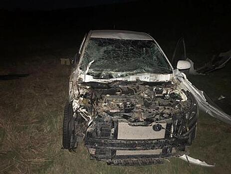 У села Кошки пострадал нетрезвый водитель опрокинувшейся в кювет иномарки