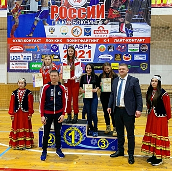 Волгоградские кикбоксеры взяли 7 наград на Кубке России