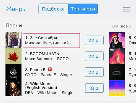 Михаил Шуфутинский взорвал топ российского iTunes