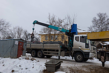Специалисты начали устанавливать техническую эстакаду через Искитимку в Кемерове