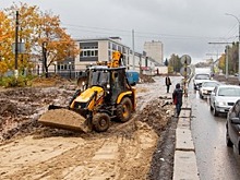 В Чебоксарах продолжается реконструкция улицы Гражданская