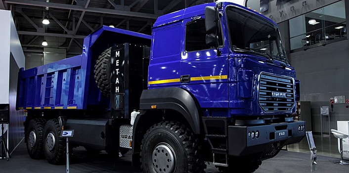 Выставка «Строительная техника и технологии»: новые автомобили ГАЗ, КамАЗ, МАЗ, Урал