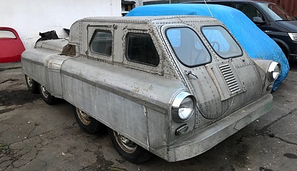В Челябинске найден уникальный советский восьмиколёсный вездеход