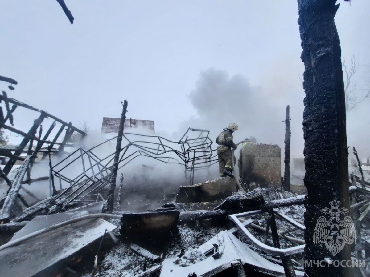 В Саратовской области 42-летняя женщина погибла в пожаре