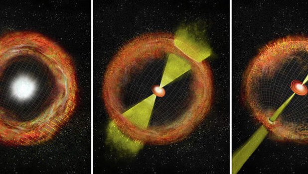 Астрономы нашли "потерянное" звено между сверхновыми и гамма-вспышками