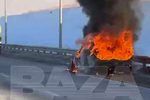 В Казани BMW, которая подлежала отзыву, полностью сгорела из-за радиатора