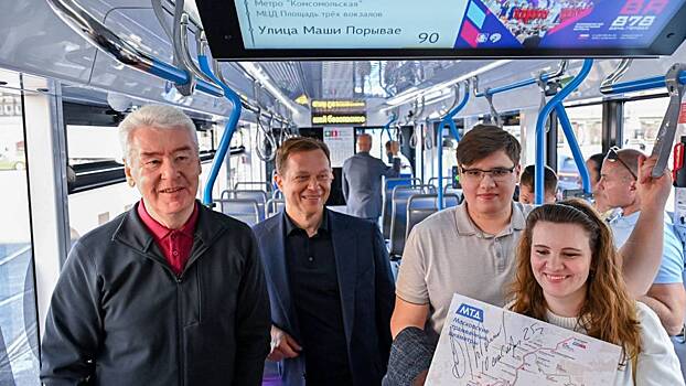 Сергей Собянин запустил новый маршрут трамвая