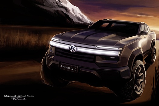 Volkswagen рассказал о новом Amarok и опубликовал первые фото
