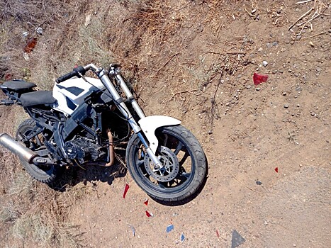 В Астрахани мотоциклист впал в кому после аварии