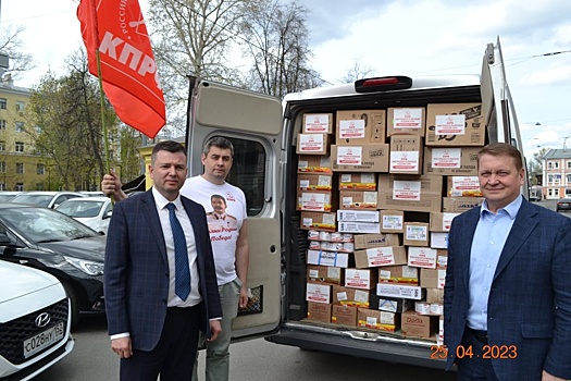 Нижегородские коммунисты отправили очередной груз помощи бойцам СВО