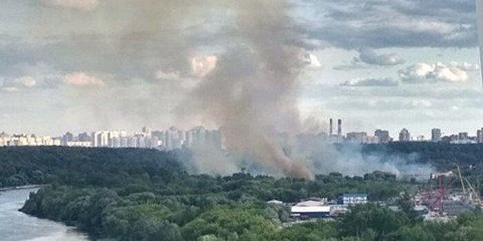На севере-западе Москвы потушили пожар
