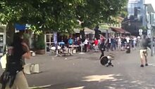 Опубликовано видео нападения на российских болельщиков