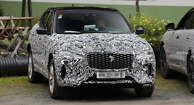 На тестах замечен обновленный кроссовер Jaguar F-Pace